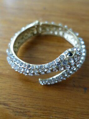 J.Crew snake bejeweled bracelet